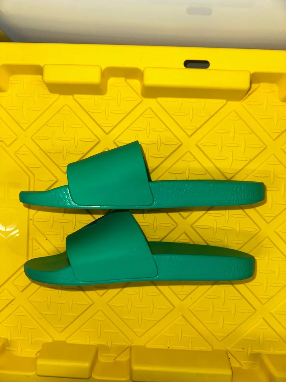 POLO RALPH LAUREN Cabo Green/Light Navy SIGNATURE PONY POOL SLIDES 11